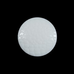 White Plastic Pebbled Shank Back Button – 36L/23mm White Plastic Pebbled Shank Back Button – 36L/23mm