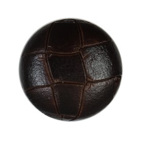 Brown Shiny Etched Plastic Button – 44L/28mm Brown Shiny Etched Plastic Button – 44L/28mm