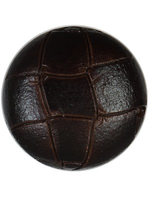 Brown Shiny Etched Plastic Button – 44L/28mm Brown Shiny Etched Plastic Button – 44L/28mm