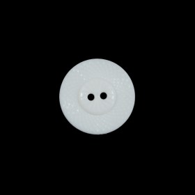 Italian White Beveled 2-Hole Button – 24L/15mm Italian White Beveled 2-Hole Button – 24L/15mm