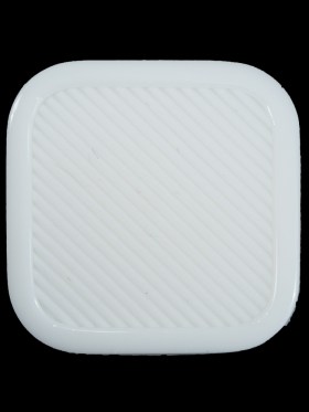 White Curved Square Shank Back Button – 44L/28mm White Curved Square Shank Back Button – 44L/28mm