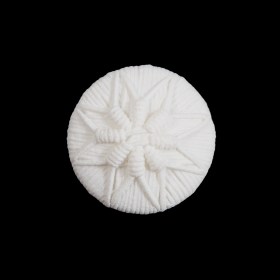 White Plastic Floral Shank Back Button – 36L/23mm White Plastic Floral Shank Back Button – 36L/23mm