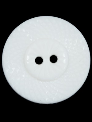 Italian White Beveled 2-Hole Button – 44L/28mm Italian White Beveled 2-Hole Button – 44L/28mm