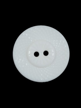Italian White Beveled 2-Hole Button – 36L/23mm Italian White Beveled 2-Hole Button – 36L/23mm
