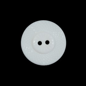 Italian White Beveled 2-Hole Button – 36L/23mm Italian White Beveled 2-Hole Button – 36L/23mm