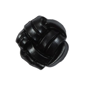 Black Knotted Plastic Button – 40L/25.5mm Black Knotted Plastic Button – 40L/25.5mm