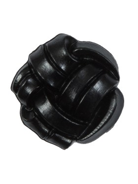 Black Knotted Plastic Button – 40L/25.5mm Black Knotted Plastic Button – 40L/25.5mm