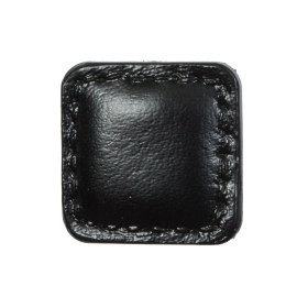 Black Square Topstitched Shank Back Button – 48L/30.5mm Black Square Topstitched Shank Back Button – 48L/30.5mm
