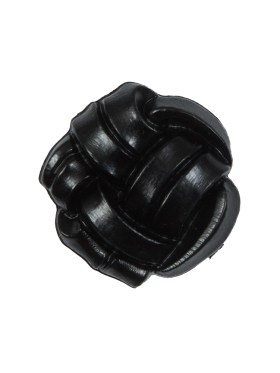 Black Knotted Plastic Button – 36L/23mm Black Knotted Plastic Button – 36L/23mm