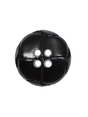 Italian Black Domed 4-Hole Button – 32L/20mm Italian Black Domed 4-Hole Button – 32L/20mm