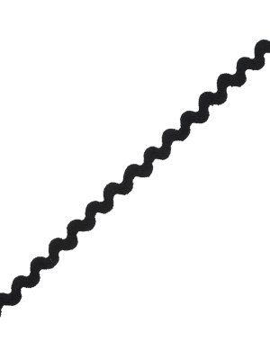 Black Ric Rac Trimming – 0.625″ Black Ric Rac Trimming – 0.625″