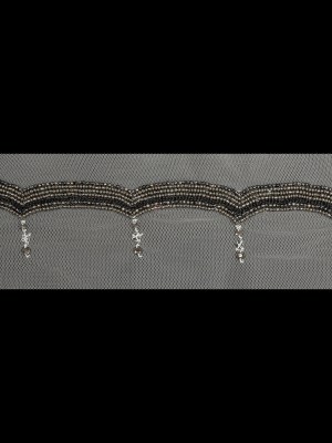 Italian Cloud Dancer Beaded and Scalloped Trim – 3.5″ Italian Cloud Dancer Beaded and Scalloped Trim – 3.5″