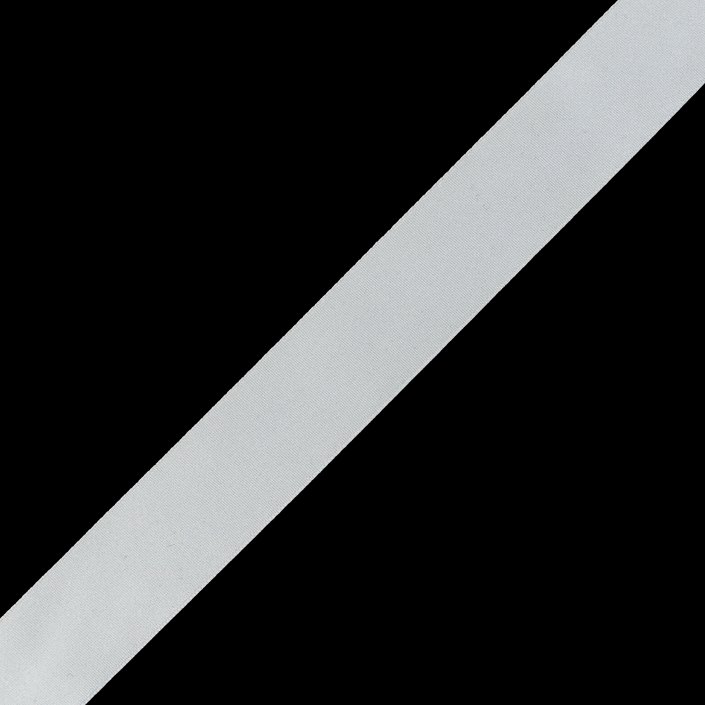 Ivory Single Face Silk Satin Ribbon - 1"