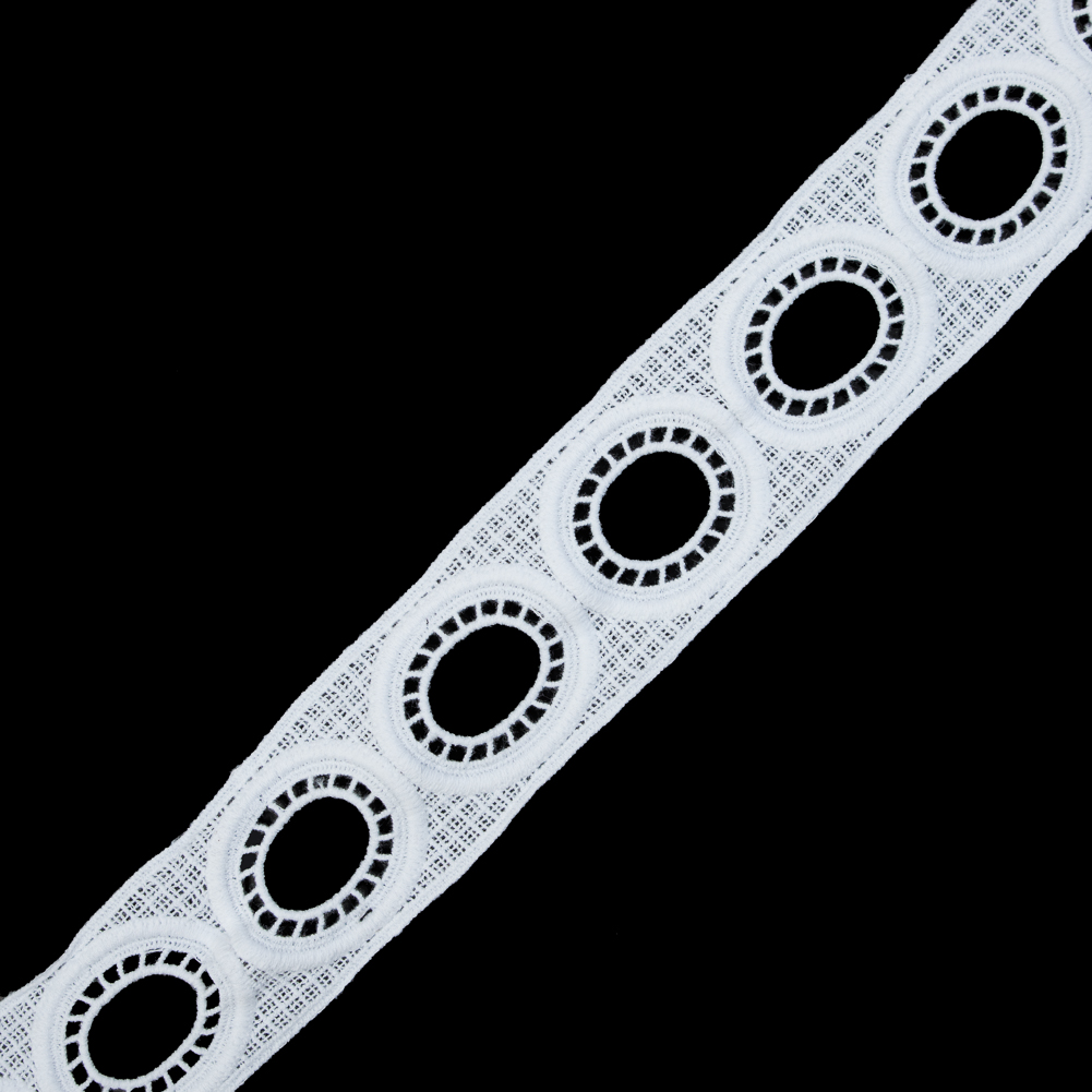 White Geometric Venise Lace – 2″ White Geometric Venise Lace – 2″