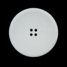White Textured Concaved Plastic Button – 44L/28mm White Textured Concaved Plastic Button – 44L/28mm