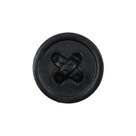 Black Cross Stitch Plastic Shank Back Button – 36L/23mm Black Cross Stitch Plastic Shank Back Button – 36L/23mm