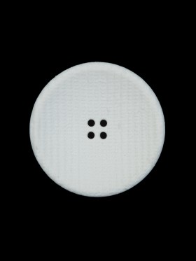 White Textured Concaved Plastic Button – 36L/23mm White Textured Concaved Plastic Button – 36L/23mm