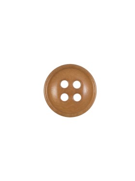 Tan Plastic 4-Hole Button – 18L/11.5mm Tan Plastic 4-Hole Button – 18L/11.5mm