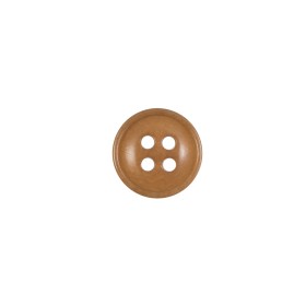 Tan Plastic 4-Hole Button – 18L/11.5mm Tan Plastic 4-Hole Button – 18L/11.5mm