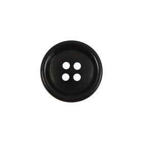Black 4-Hole Plastic Button – 30L/19mm Black 4-Hole Plastic Button – 30L/19mm