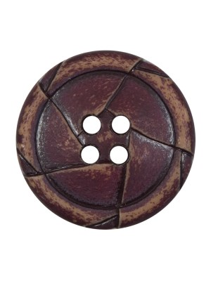 Purple Weathered Plastic 4-Hole Button – 40L/25.5mm Purple Weathered Plastic 4-Hole Button – 40L/25.5mm