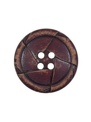 Purple Weathered Plastic 4-Hole Button – 36L/23mm Purple Weathered Plastic 4-Hole Button – 36L/23mm