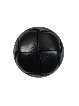 Black Faux Leather Shank Back Button – 32L/20mm Black Faux Leather Shank Back Button – 32L/20mm