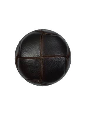 Brown Faux Leather Shank Back Button – 32L/20mm Brown Faux Leather Shank Back Button – 32L/20mm