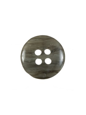 Gray Plastic 4-Hole Button – 24L/15mm Gray Plastic 4-Hole Button – 24L/15mm