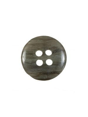 Gray Plastic 4-Hole Button – 24L/15mm Gray Plastic 4-Hole Button – 24L/15mm