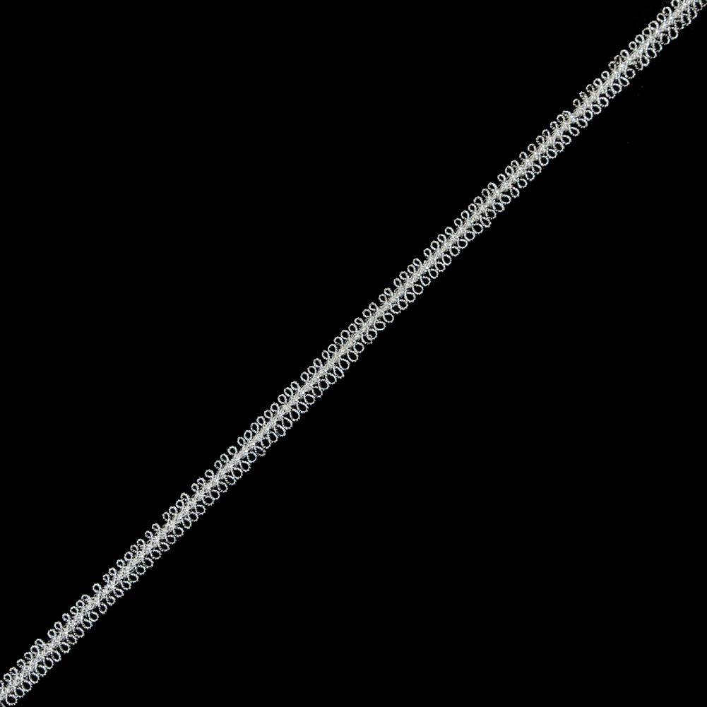 Metallic Silver Braided Trim – 0.625″ Metallic Silver Braided Trim – 0.625″