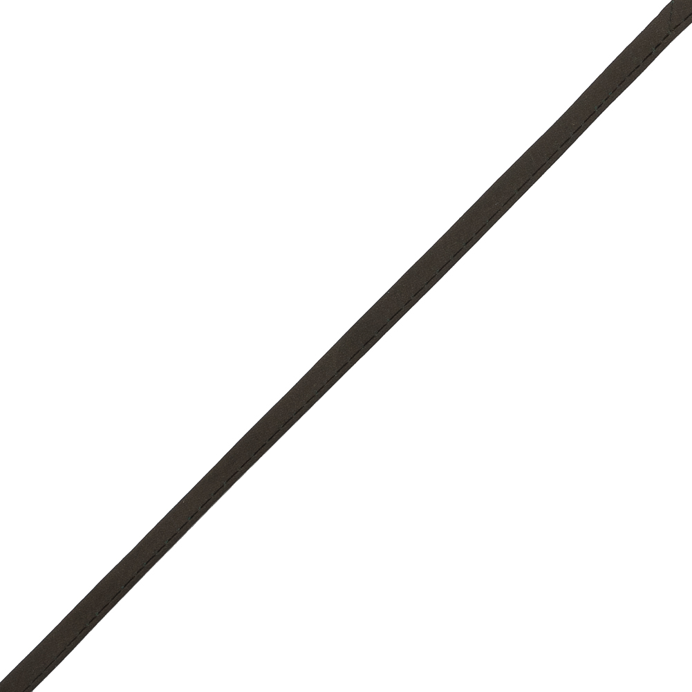 Olive Brown Bias Cut Flat Spaghetti Cord - 0.25"
