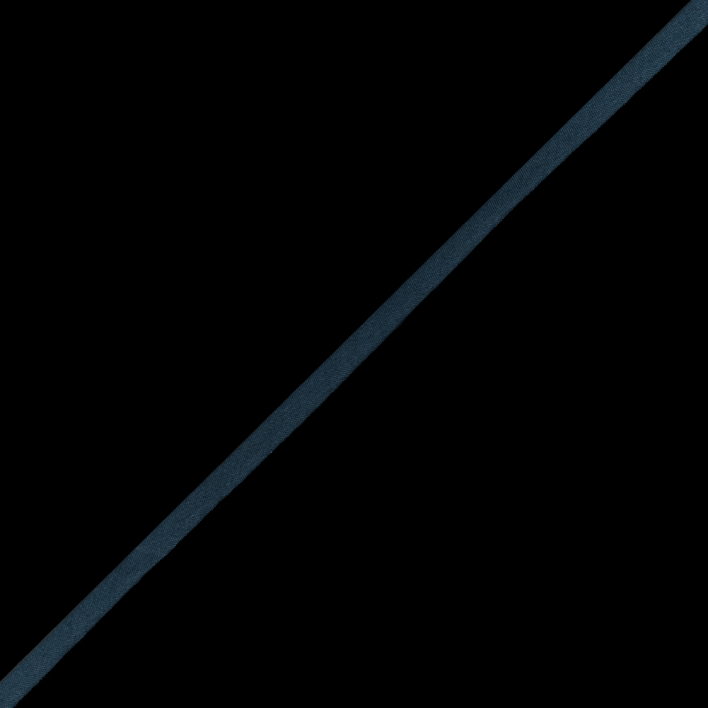 Teal Bias Cut Flat Spaghetti Cord - 0.25"