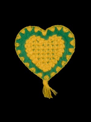 Yellow and Green Heart Iron-on Patches – 2.5″ x 2″ Yellow and Green Heart Iron-on Patches – 2.5″ x 2″
