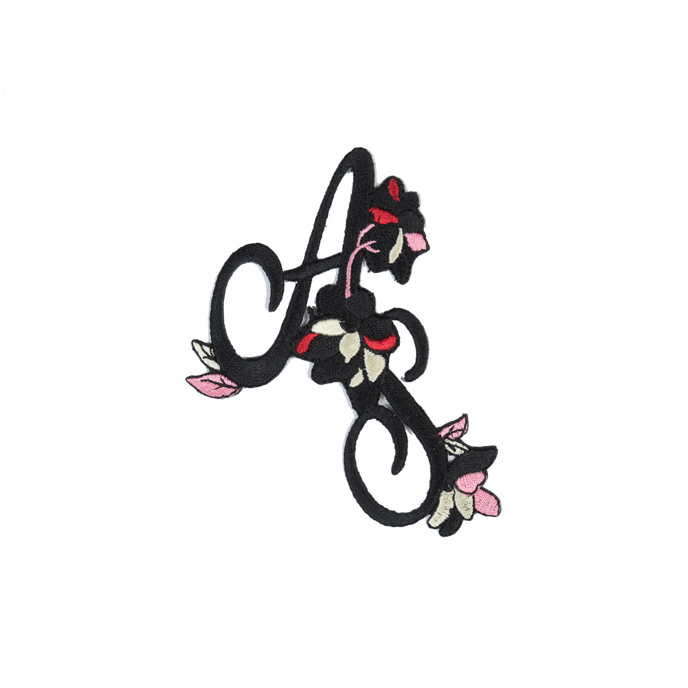 Black A.S. Initial Iron-On Patch – 4.5″ x 3″ Black A.S. Initial Iron-On Patch – 4.5″ x 3″