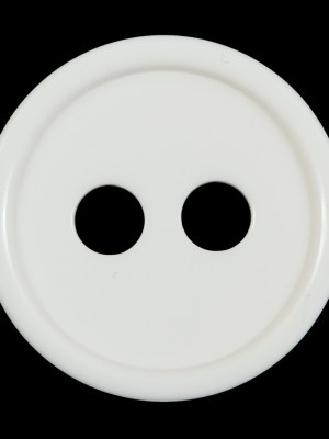 Ivory Plastic 2-Hole Button – 54L/34mm Ivory Plastic 2-Hole Button – 54L/34mm