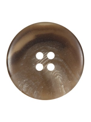 Brown Plastic 4-Hole Button – 40L/25.5mm Brown Plastic 4-Hole Button – 40L/25.5mm
