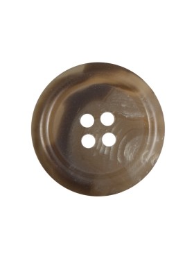 Beige and Brown Plastic 4-Hole Button – 36L/23mm Beige and Brown Plastic 4-Hole Button – 36L/23mm