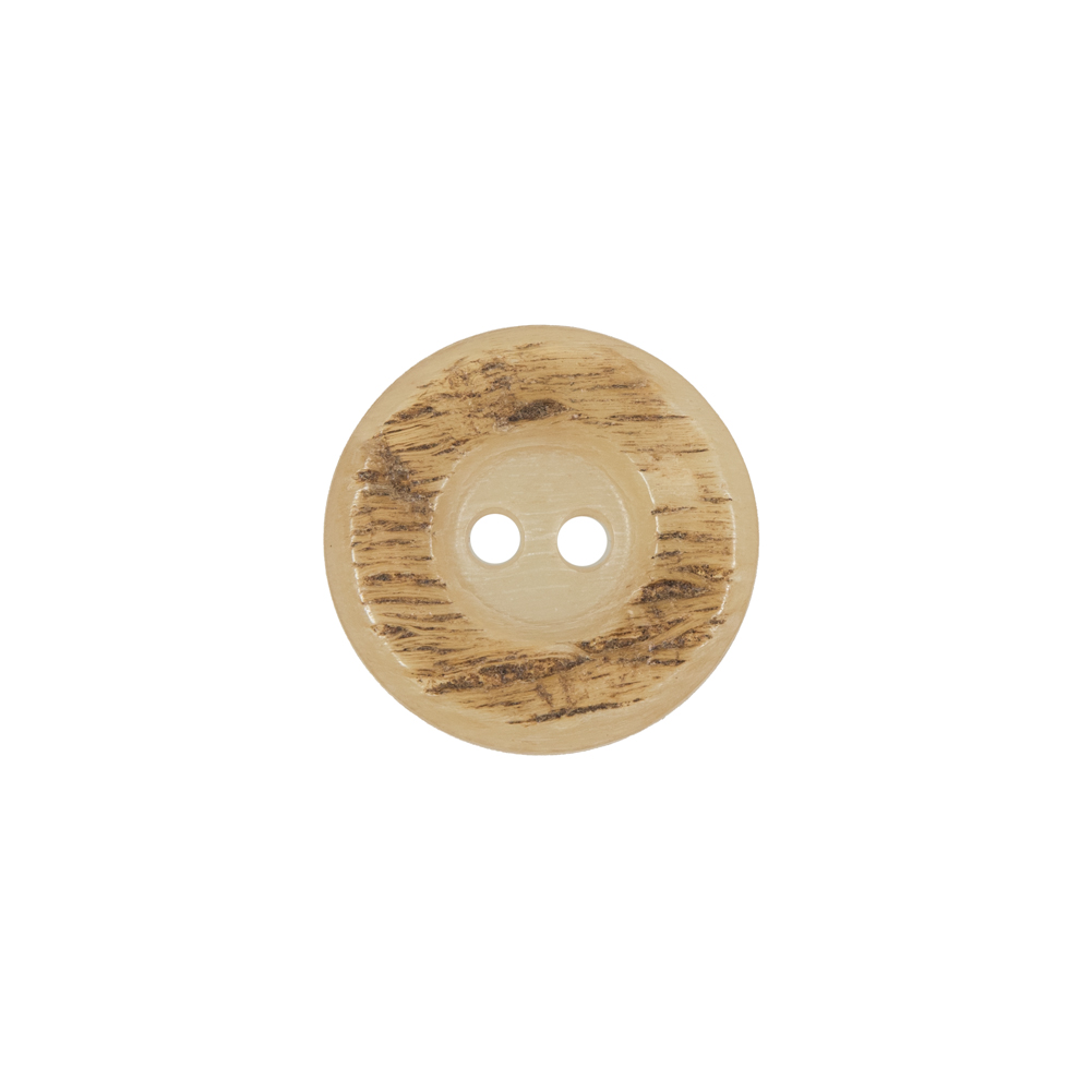 Beige Horn 2-Hole Button – 24L/15mm Beige Horn 2-Hole Button – 24L/15mm