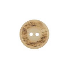 Beige Horn 2-Hole Button – 28L/18mm Beige Horn 2-Hole Button – 28L/18mm