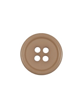 Tan Plastic 4-Hole Button – 24L/15mm Tan Plastic 4-Hole Button – 24L/15mm