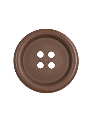 Sepia Ceramic-Look 4-Hole Plastic Button – 36L/23mm Sepia Ceramic-Look 4-Hole Plastic Button – 36L/23mm