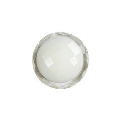 Italian White and Transparent Faceted Shank Back Button – 30L/19mm Italian White and Transparent Faceted Shank Back Button – 30L/19mm
