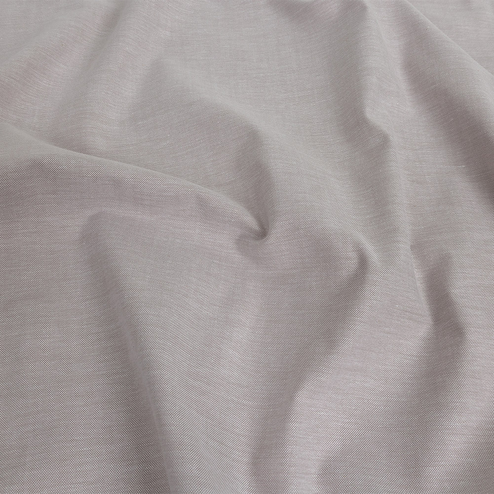 Stretch Mercerized Organic Cotton Oxford – Light Gray – Paraty Collection Stretch Mercerized Organic Cotton Oxford – Light Gray – Paraty Collection