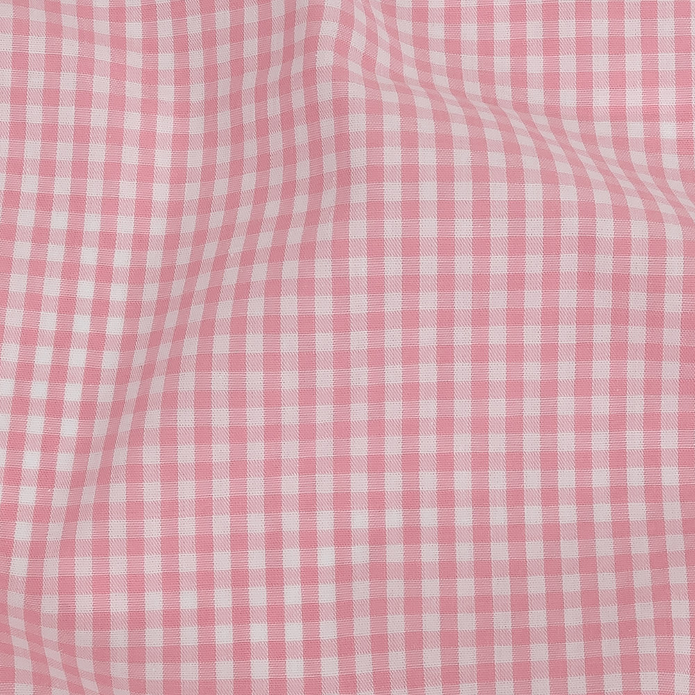 Organic Cotton Gingham 0.125" - Pink - Campinas Collection