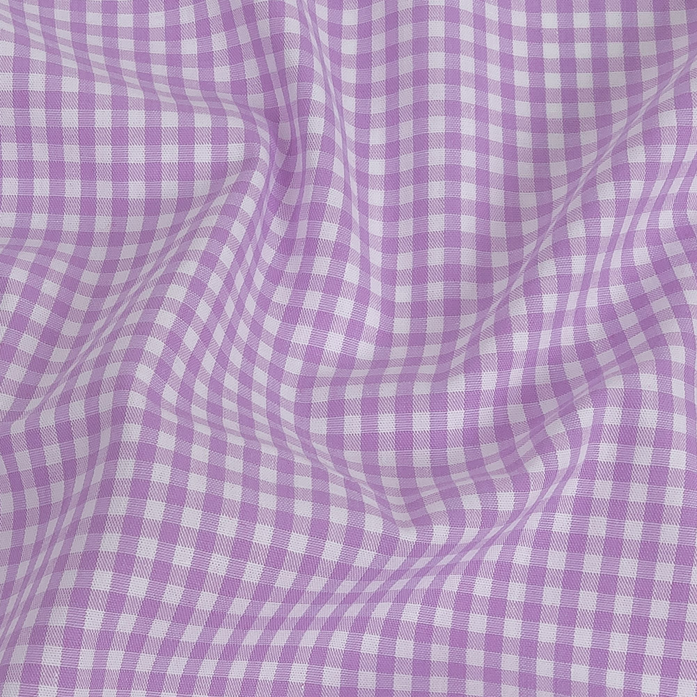 Organic Cotton Gingham 0.125" - Lavender - Campinas Collection