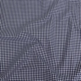 Organic Cotton Gingham 0.125″ – Navy – Campinas Collection Organic Cotton Gingham 0.125″ – Navy – Campinas Collection