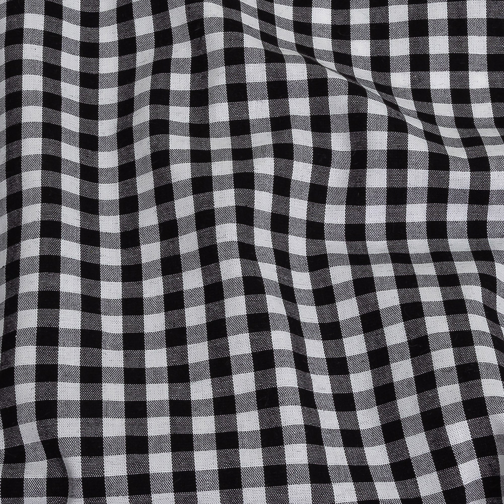 Cotton Gingham 0.25" - Black - Londrina Collection
