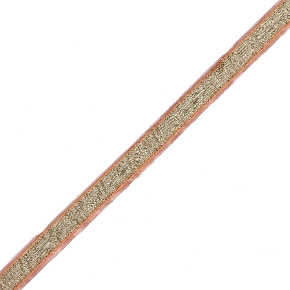 Pink Ombre and Metallic Champagne Mixed Media Trim Pink Ombre and Metallic Champagne Mixed Media Trim