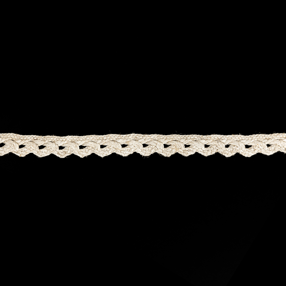 Lustrous Natural Braided Trim with Fuzzy Fibers and Scalloped Edge – 1″ Lustrous Natural Braided Trim with Fuzzy Fibers and Scalloped Edge – 1″